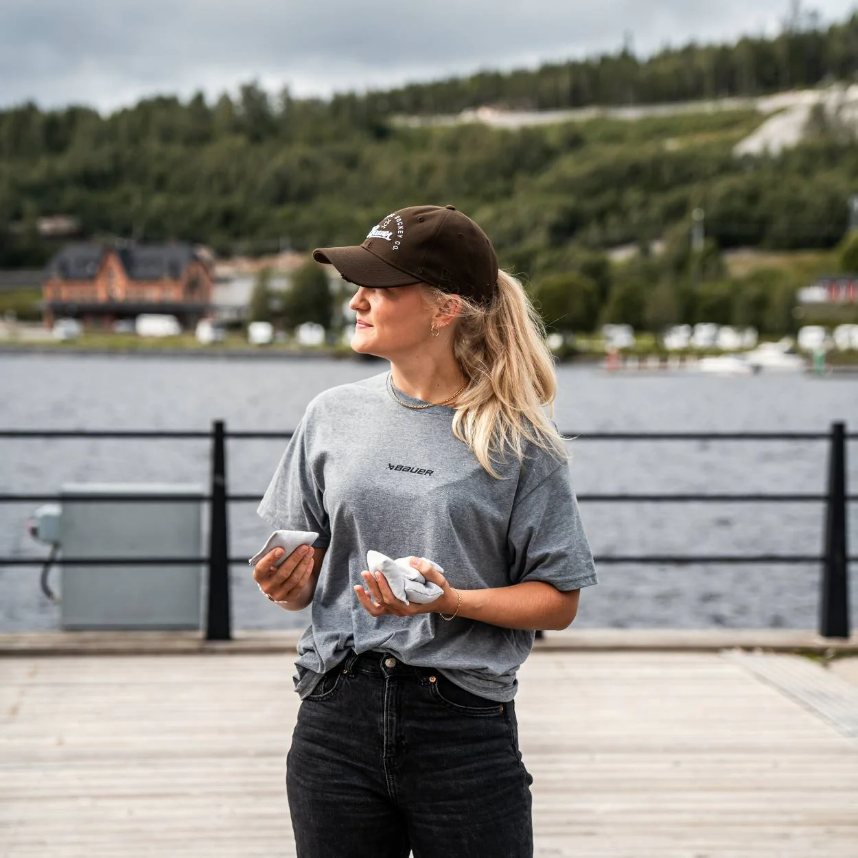 BAUER CORE SHORTSLEEVE TEE SENIOR - Image 5